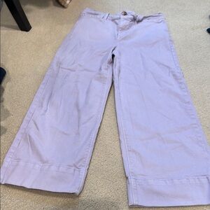 Lavender Wide-Leg Pants
